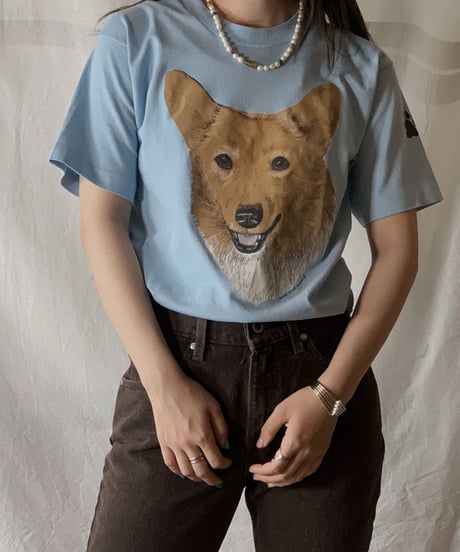 【USED】S/S T-shirt DOG③ /210604-007
