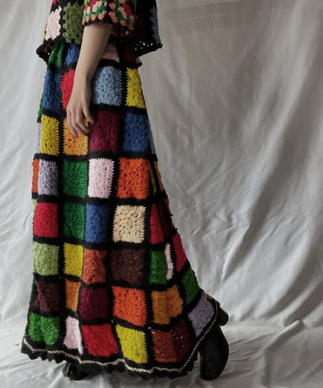 【RE;CIRCLE】 RE Granny Long Skirt③/211110-010
