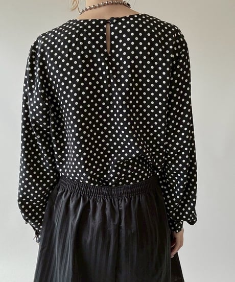 【USED】 Frank Olivier Dot Pattern L/S Top  / 250628-019