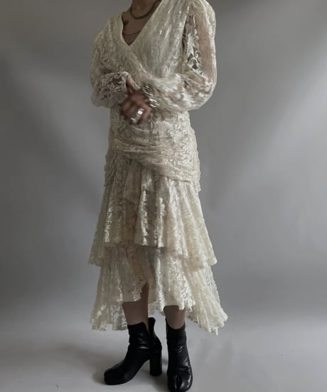 【USED】 L/S Lace One-Piece / 231014-018