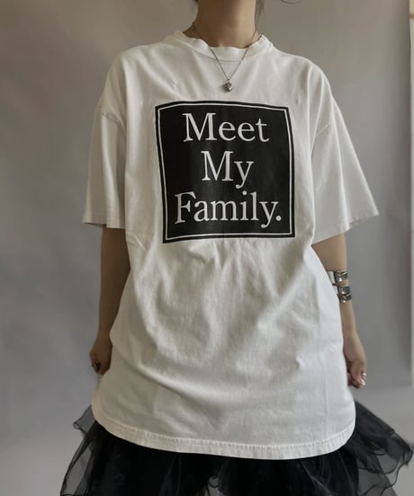 【USED】 S/S Meet My Family T-shirt / 230603-002