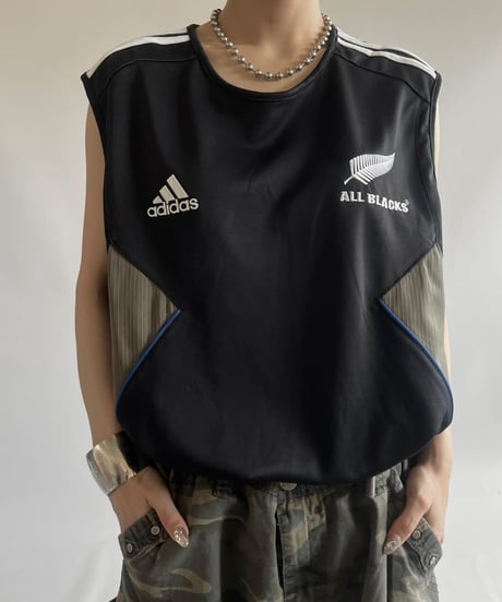 【USED】 adidas ALL BLACKS N/S Top / 250712-013