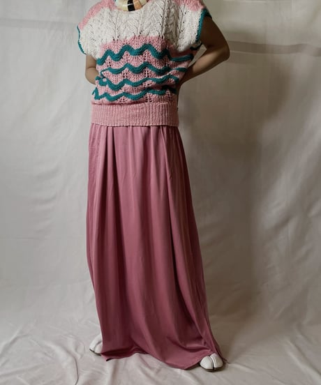 【USED】  Crochet S/S Top②/20210819-020