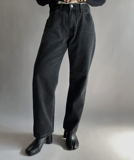 【USED】   Levi's Denim Pants 550 Black / 221119-030