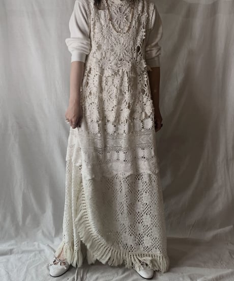 【RE;CIRCLE】  RE Crochet N/S Dress ②/210512-006