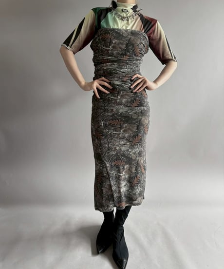 【USED】 Real Tree Camouflage Pattern Design One-Piece / 260411-009