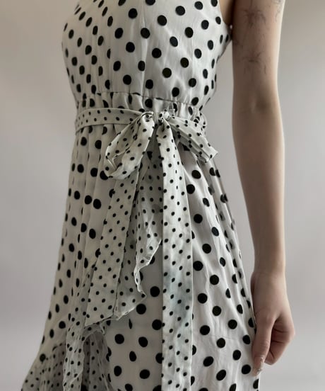 【USED】 Dot Pattern Camisole One-Piece/ 260404-005