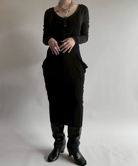 【USED】 Cop.Copine Asymmetry Design L/S One-Piece   /250412-028