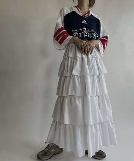 【RE;CIRCLE】 RE Tiered skirt / 220723-007