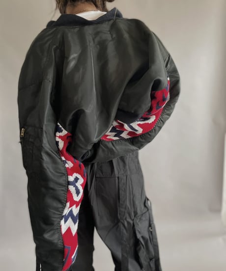 【RE;CIRCLE】 RE Short Soccer Muffler MA-1 / 230126-017