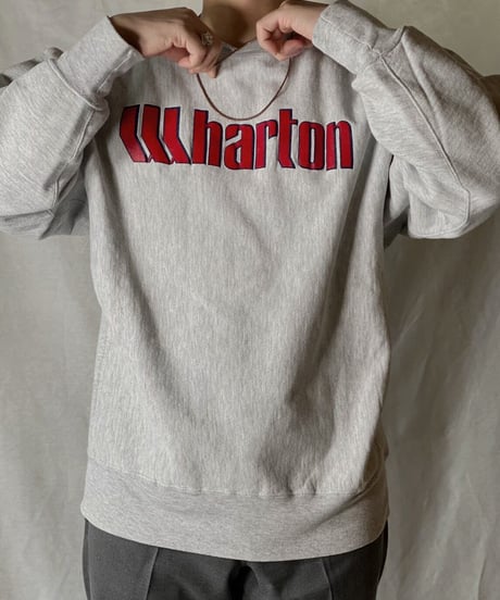 【USED】 80's USA Champion Reverse Weave Sweat Wharton / 210127-056