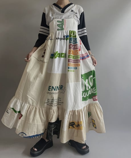 【RE;CIRCLE】RE Eco-Friendly Bag Camisole Long One-piece / 230727-009
