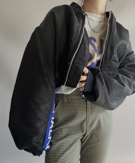 【RE;CIRCLE】 RE MA1×Soccer Muffler Short Jacket / 231109-005
