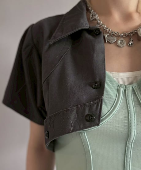 【Chinatsu Aoyama】 RE Makers Shirt Charcoal / 260702-024