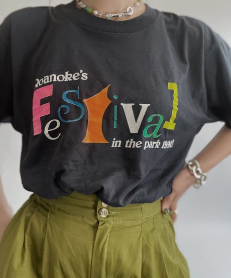 【USED】 '91 Roanoke's Festival Park T-shirt / 220827-027