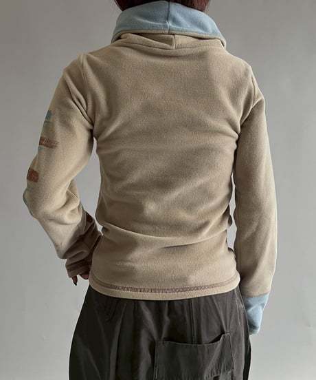 【USED】 Cop.Copine Neck Design Fleece Top  /251014-043