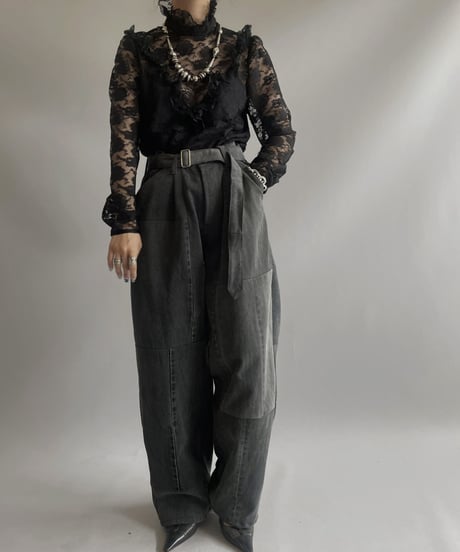 【USED】L/S Lace Top / 230909-023
