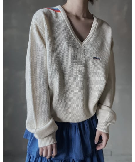 【USED】　Knit L/S Top/ 220220-044