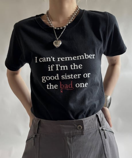 【USED】 RESIZED message T-Shirt / 250830-014