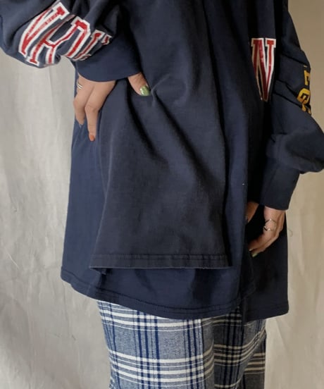 【RE;CIRCLE】 RE Patchwork L/S T-shirt②/210414-025