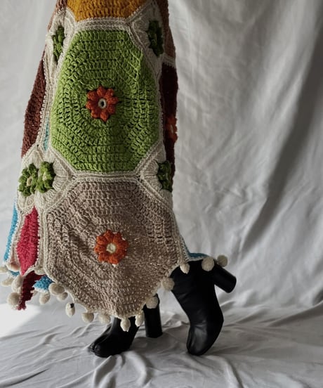 【RE;CIRCLE】 RE Granny Long Skirt⑥/211110-013