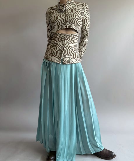 【USED】 Pleats Long Skirt /260404-015