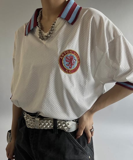【USED】 ASTON VILLA Soccer Shirt /240831-030