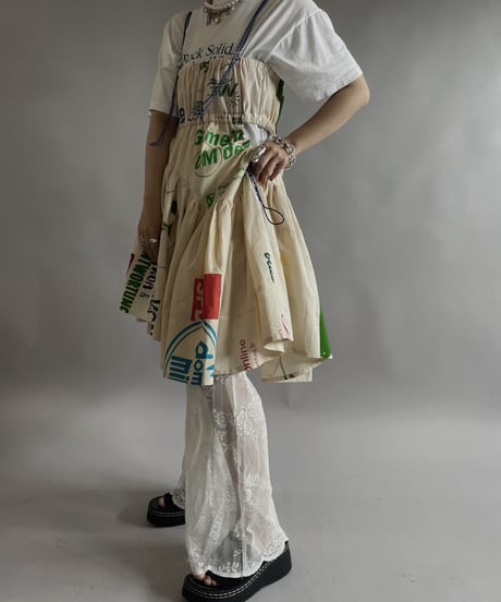 【RE;CIRCLE】RE Eco-Friendly Bag Code Camisole Middle One-piece / 240516-032