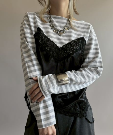 【RE;CIRCLE】 RE Border Cami / 260420-014