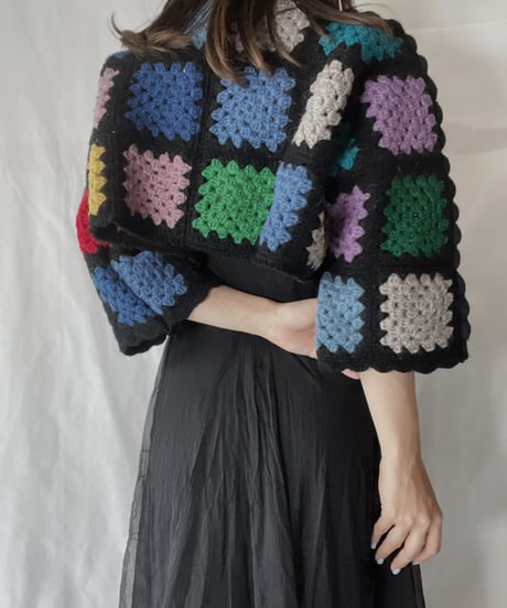 【RE;CIRCLE】 RE Granny Knit Top⑥/211014-006