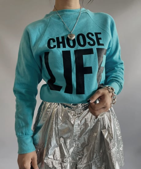 【USED】L/S Sweat Top CHOOSE LIFE/ 231009-013