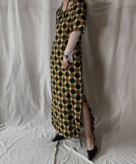 【USED】 African Batik One-piece②/210428-004