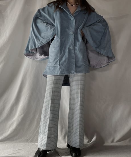 【USED】 Check Flared Pants / 220107-012