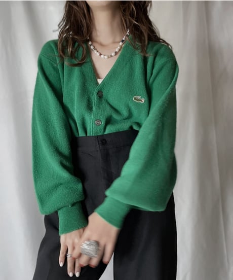 【USED】   LACOSTE Knit Cardigan 12/211126-020