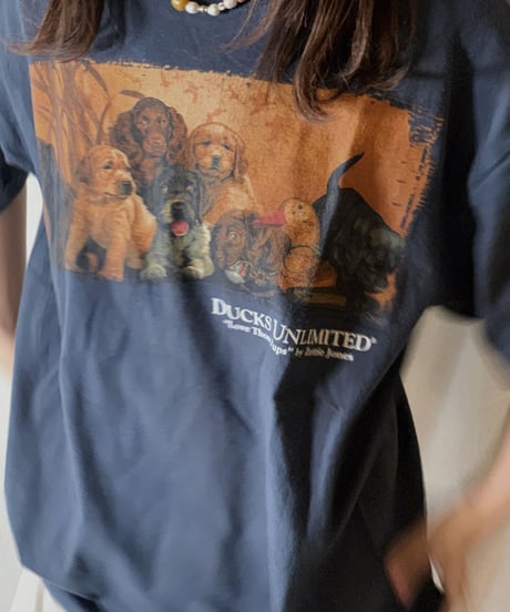 【USED】S/S T-shirt DOG 13/210604-049