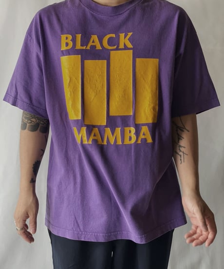 【USED】 S/S T-shirt BLACK MANBA/210801-005