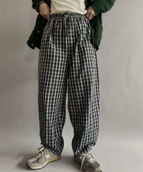 【USED】  Checked Pants / 221105-009