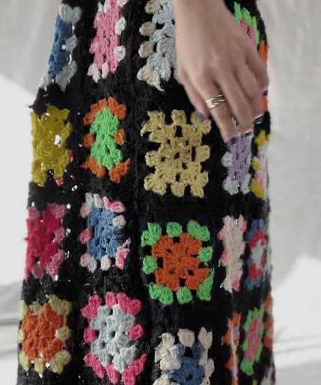 【RE;CIRCLE】 RE Granny Long Skirt③/211216-042