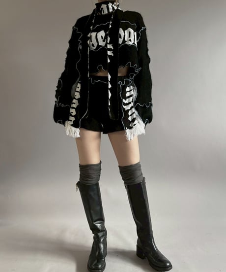 【RE;CIRCLE】 RE Mellow Knit Set-up + Tie / 260122-012