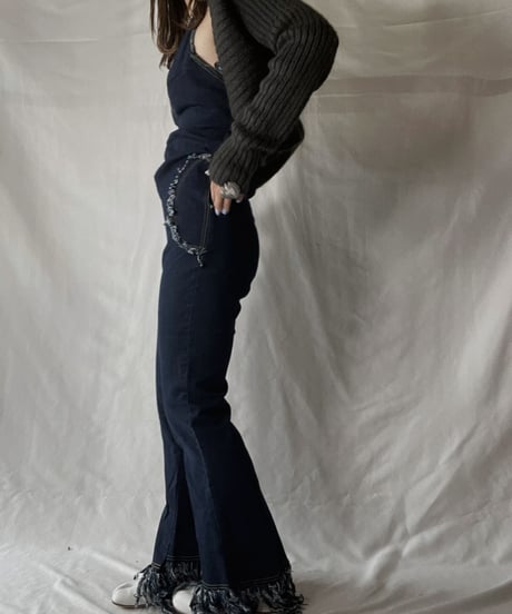 【USED】  Denim N/S All in One/211014-031