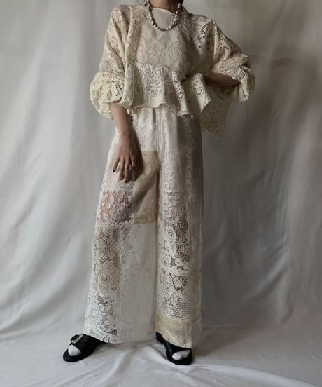 【RE;CIRCLE】 RE Lace Pants④/ 210801-067