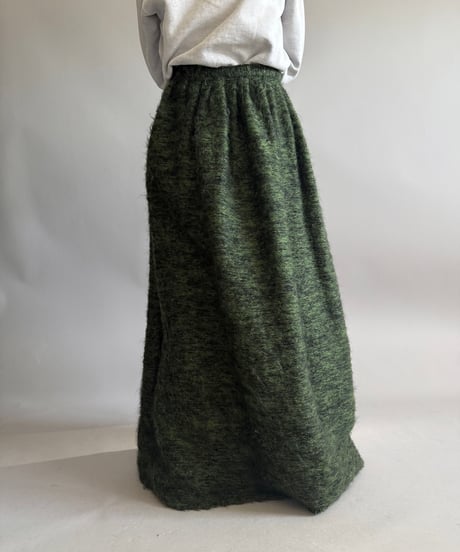 【USED】 Design Knit Skirt / 260104-017