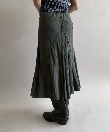 【USED】 Linen Long Skirt / 250517-015