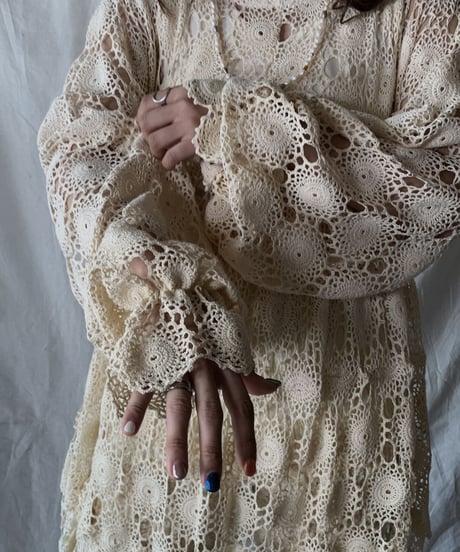 【RE;CIRCLE】 RE Crochet Lace Dress②/210421-002