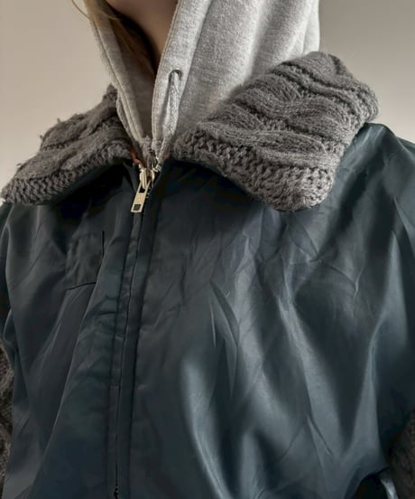 【RE;CIRCLE】 RE MA1 × Alan Knit Jacket / 251225-006