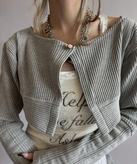 【RE;CIRCLE】 RE Thermal Cardigan / 260420-027