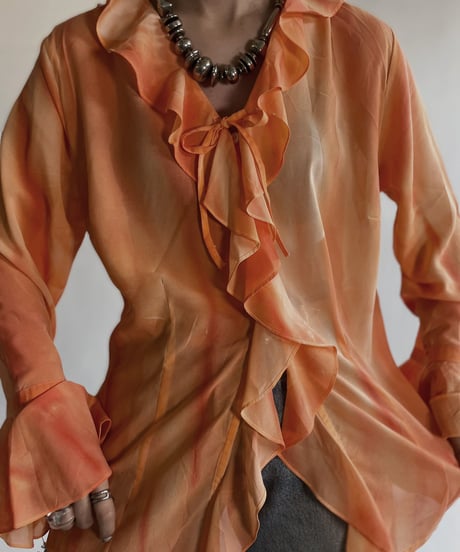 【USED】 Long Sleeved See-through Blouse / 220528-020