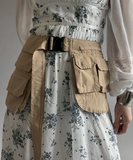 【RE;CIRCLE】  RE Fishing Vest Belt Bag / 260528-015