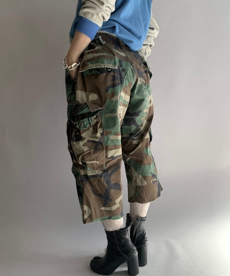 【USED】 US. Army BDU Pants Cut Off / 241116-024