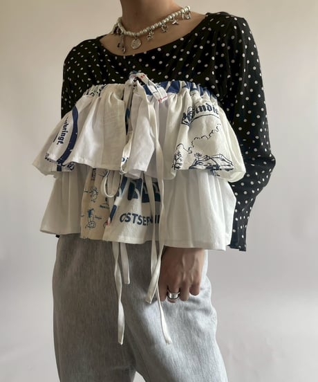 【RE;CIRCLE】 Re Eco Bag Maki Skirt /  250417-005